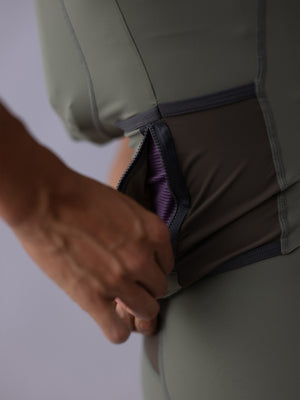 Women's Wildway HydraCore™ Jersey - Gray Moss