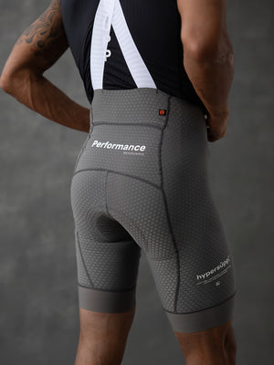 Men's Performance Aero Dynamic Bib Shorts - Granite Gray