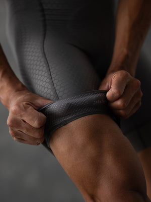 Men's Performance Aero Dynamic Bib Shorts - Granite Gray