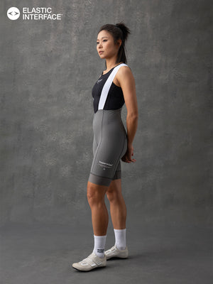 Women's Performance Aero Dynamic Bib Shorts - Granite Gray