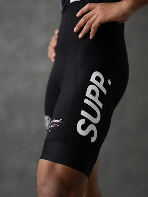 Men's SUPP Performance Aerodynamic Bib Shorts - Black