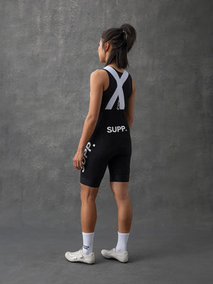 Women's SUPP Performance Aerodynamic Bib Shorts - Black