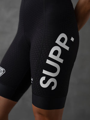 Women's SUPP Performance Aerodynamic Bib Shorts - Black