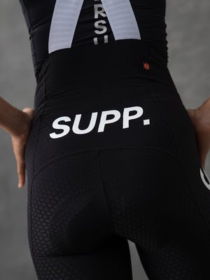 Women's SUPP Performance Aerodynamic Bib Shorts - Black