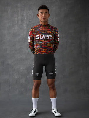 Men's Performance SUPP Light Fleece Long Sleeve Jersey 12-18°/ Colored Brushes