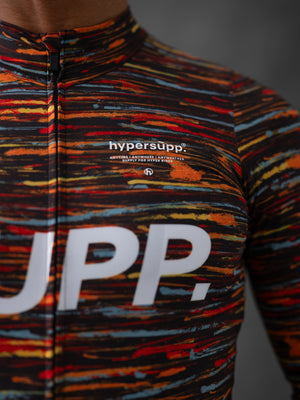 Men's Performance SUPP Light Fleece Long Sleeve Jersey 12-18°/ Colored Brushes
