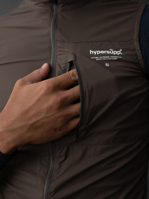 Men's Ultralight Gilet - Mocha Brown