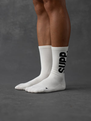 Thermal Wool Socks - Off-White