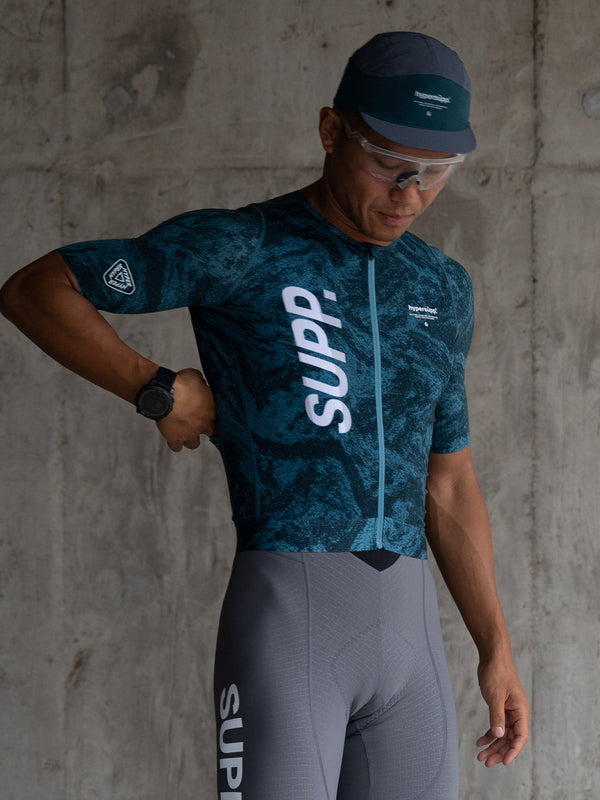 Men's SUPP. Jersey + Bib Shorts + Socks (Lagoon Green)