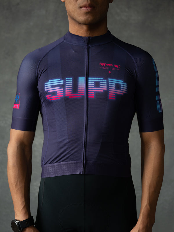 Men's Motion NEON Jersey - Midnight Blue