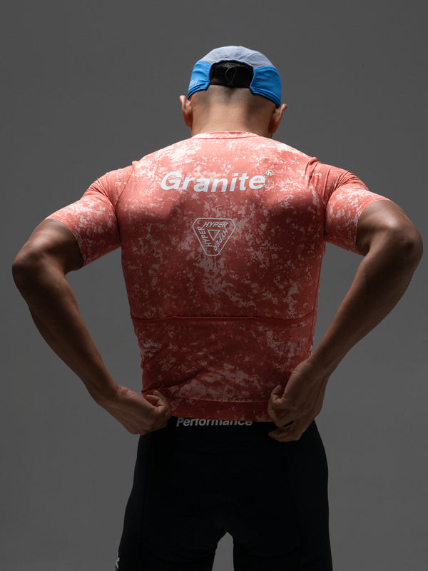 Men's Motion Jersey - Granite / Orange