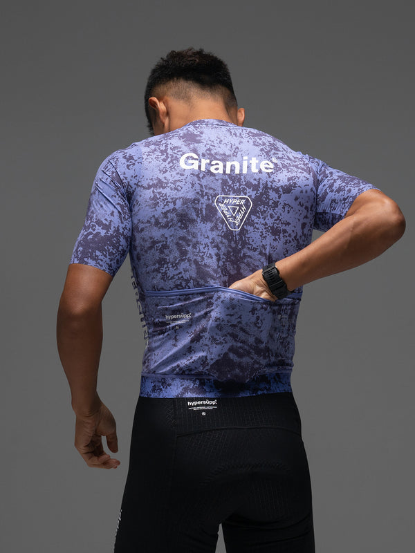 Men's Motion Jersey - Granite / Purple