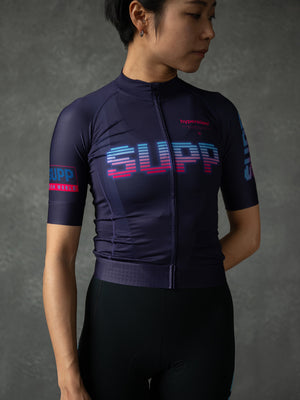 Women's Motion NEON Jersey - Midnight Blue