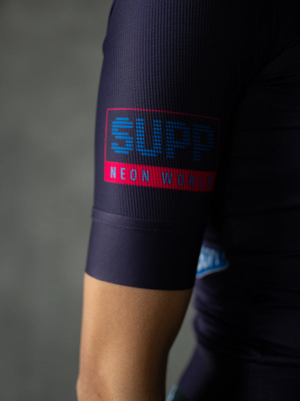 Women's Motion NEON Jersey - Midnight Blue