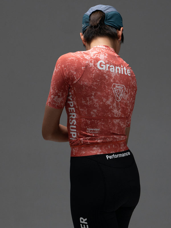 Women's Motion Jersey - Granite / Orange