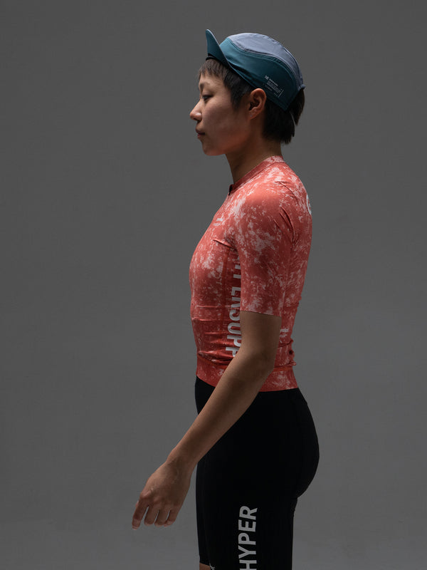 Women's Motion Jersey - Granite / Orange