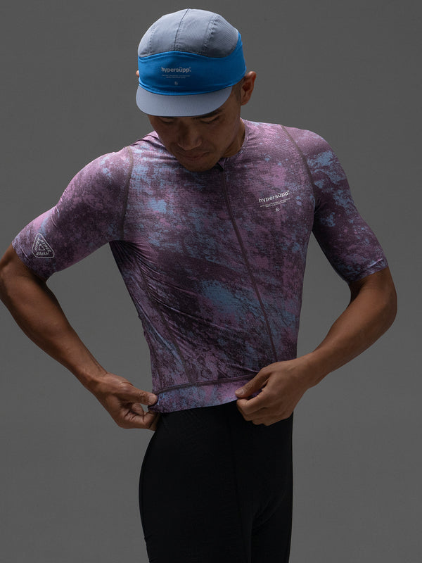 Men's Performance Jersey - Granite / Cosmic Purple