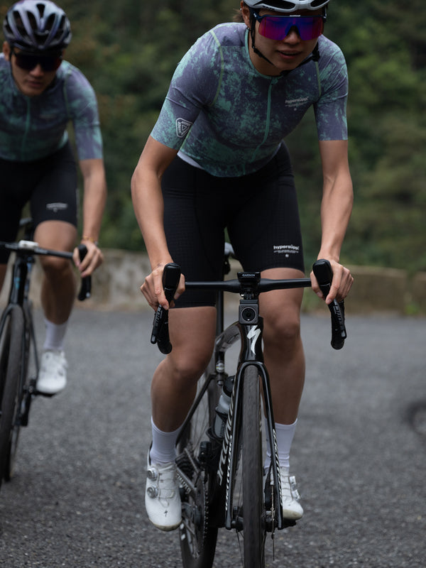 Women's Performance Jersey - Granite / Aurora Green