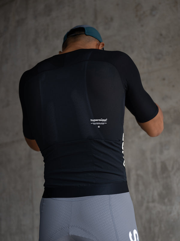 Men's SUPP.  Short Sleeves Jersey - Black