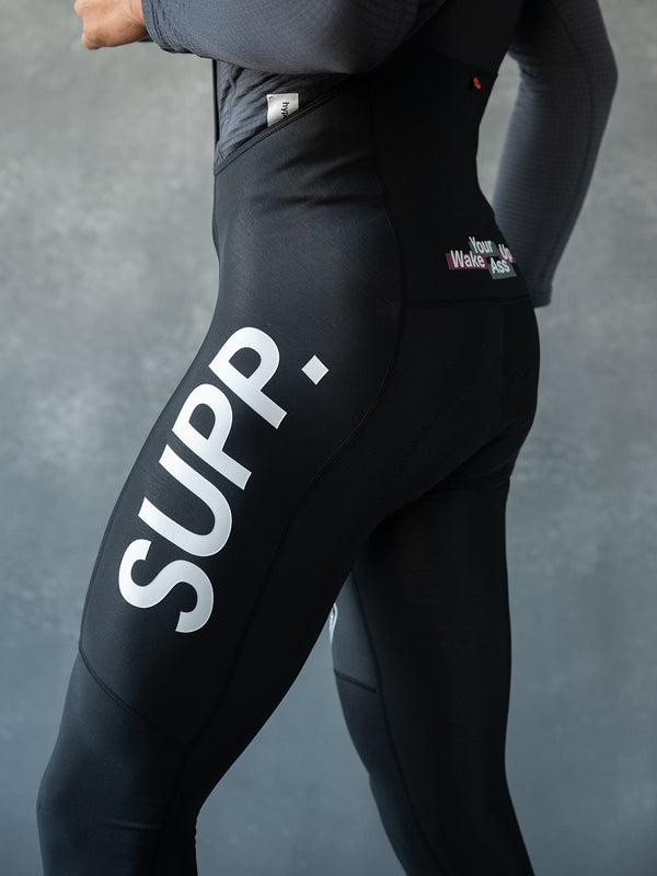 Men's SUPP. Thermal Long Bibs 5-15℃ - Black