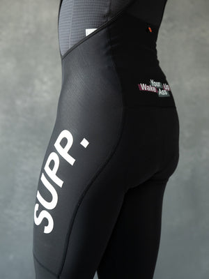Women's SUPP. Thermal Long Bibs 5-15℃ - Black