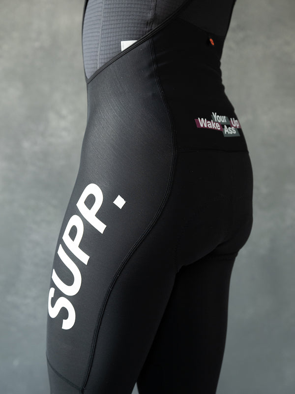 Women's SUPP. Thermal Long Bibs 5-15℃ - Black