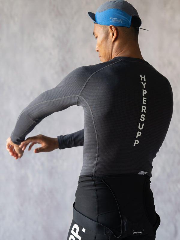 Men's Winter Long Sleeve Base Layer - Asphalt