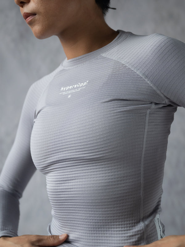 Women's Winter Long Sleeve Base Layer - Gull Gray