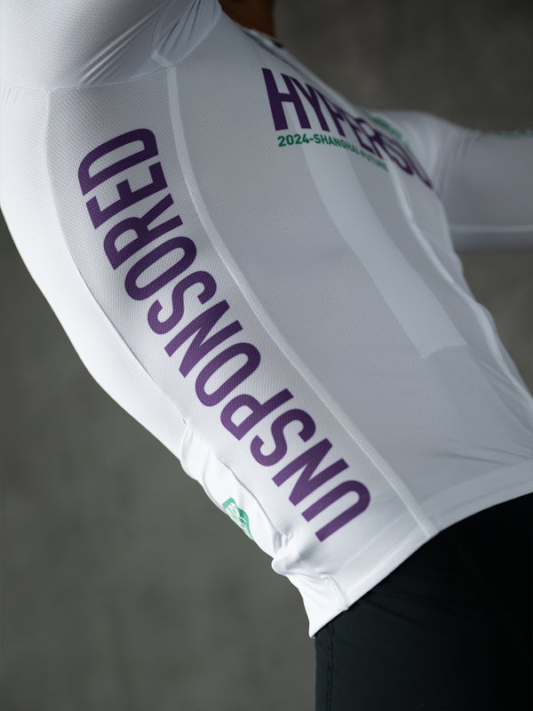 Men's Performance Team Long Sleeves Jersey - White