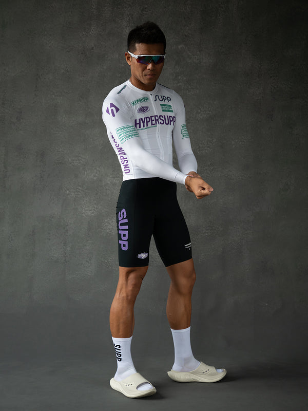 Men's Performance Team Long Sleeves Jersey - White