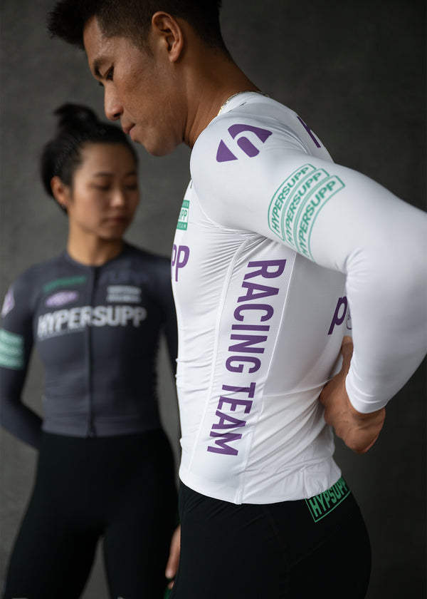 Men's Performance Team Long Sleeves Jersey - White