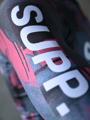 Men's Performance SUPP. Long Sleeve Jersey - Blue/Pink