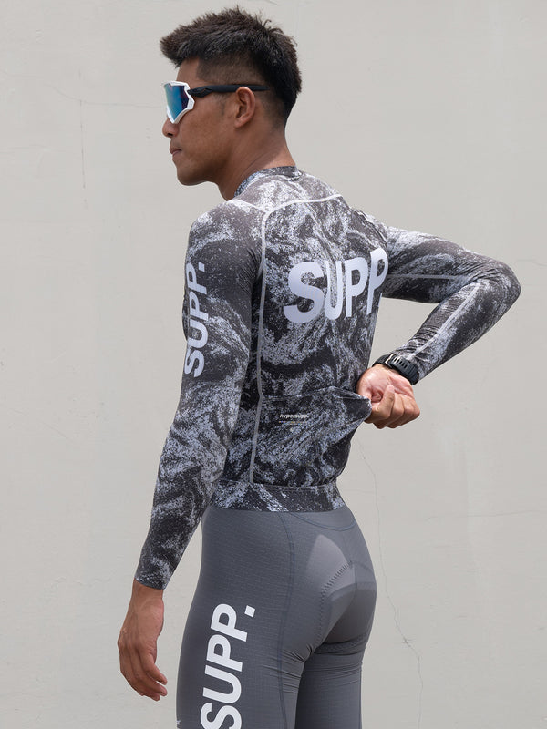 Men's SUPP. Long Sleeves Jersey - Smoky Green