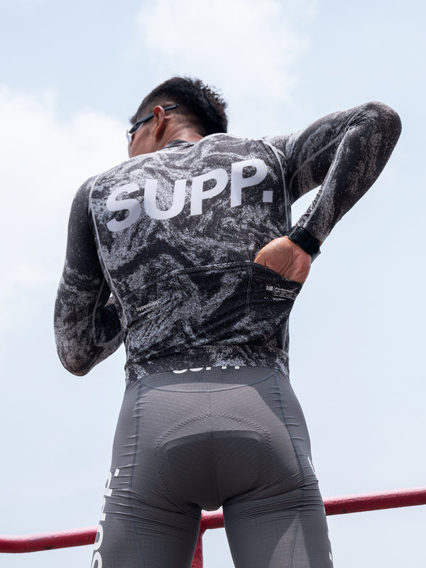 Men's SUPP. Long Sleeves Jersey - Smoky Green