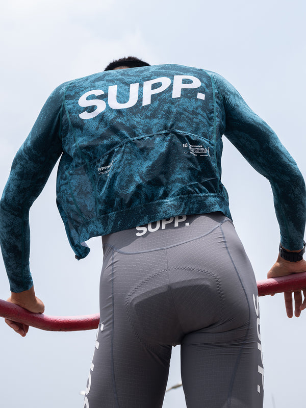 Men's SUPP. Long Sleeves Jersey - Lagoon Green