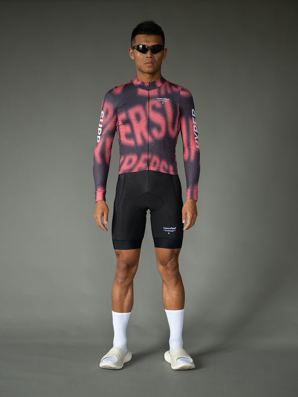 Men's Performance Fleece Long Sleeve Jersey 10-20℃ - Pink