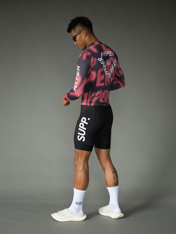 Men's Performance Fleece Long Sleeve Jersey 10-20℃ - Pink