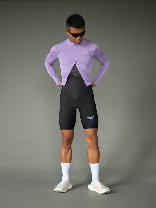 Men's Performance Fleece Long Sleeve Jersey 10-20℃ - Viola