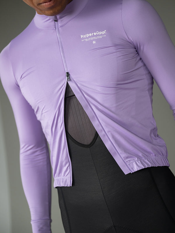 Men's Performance Fleece Long Sleeve Jersey 10-20℃ - Viola