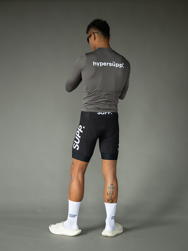 Men's Performance Fleece Long Sleeve Jersey 10-20℃ - Granite Gray