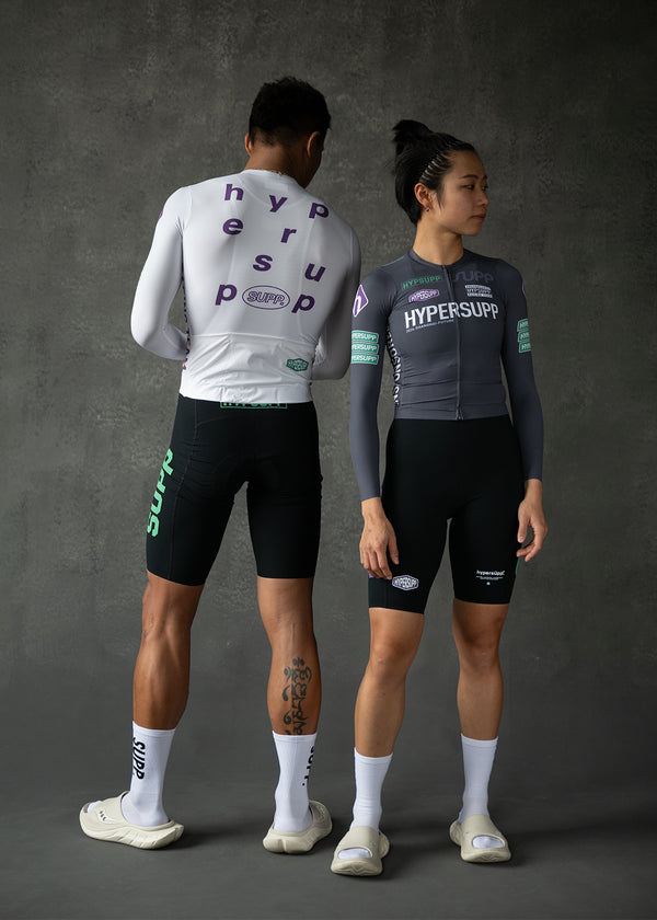 Women's Performance Team Long Sleeves Jersey - White