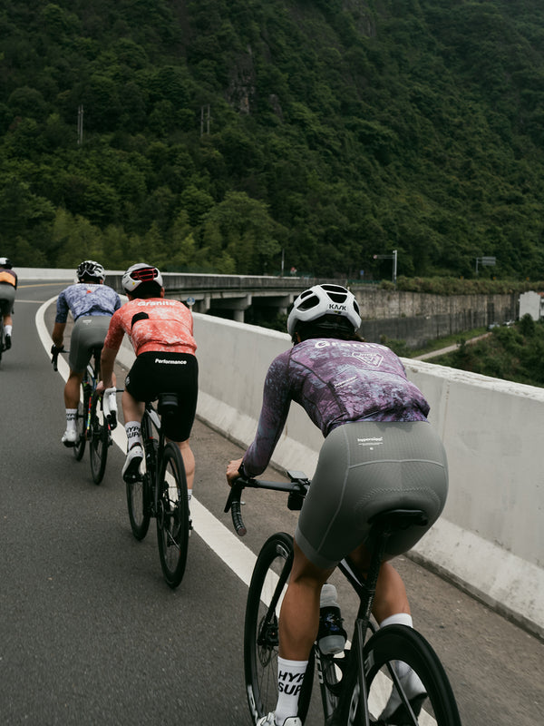 Women's Performance Long Sleeves Jersey - Granite / Cosmic Purple