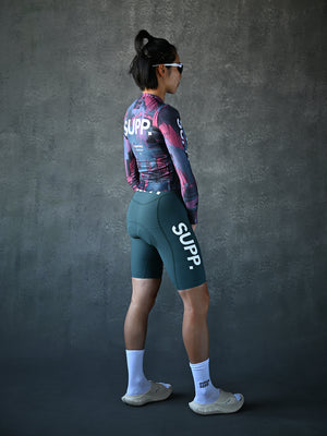 Women's Performance SUPP. Long Sleeve Jersey - Blue/Pink