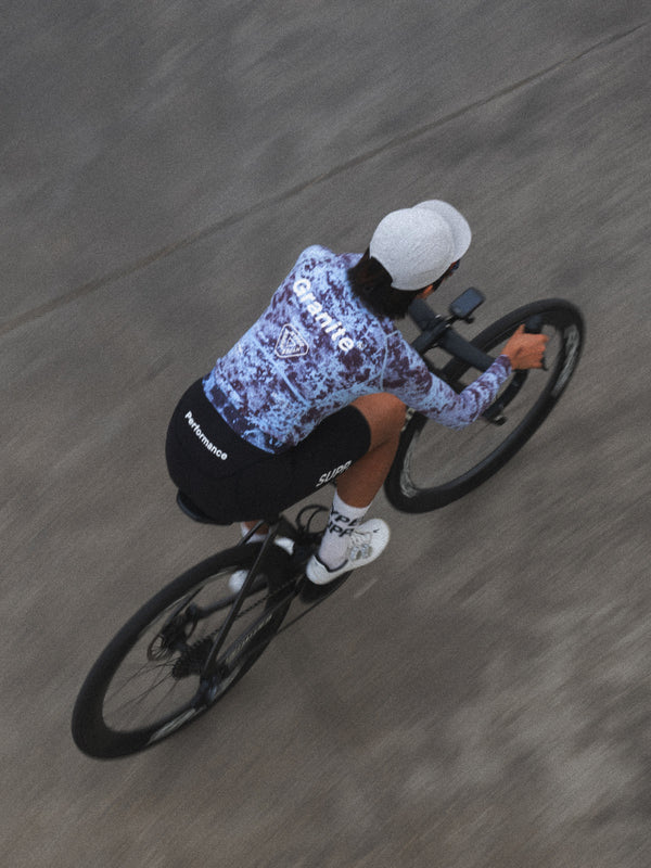 Women's Performance Long Sleeves Jersey - Granite / Glacier Blue