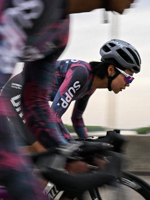 Women's Performance SUPP. Long Sleeve Jersey - Blue/Pink