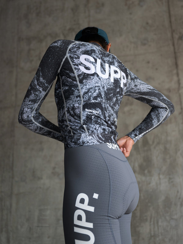 Women's SUPP. Long Sleeves Jersey - Smoky Green