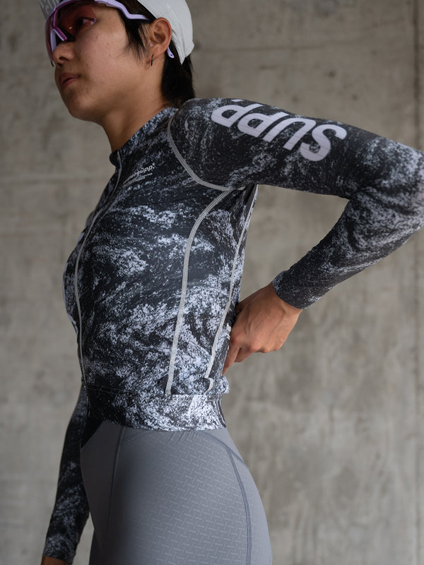 Women's SUPP. Long Sleeves Jersey - Smoky Green