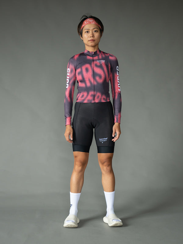 Women's Performance Fleece Long Sleeve Jersey 10-20℃ - Pink