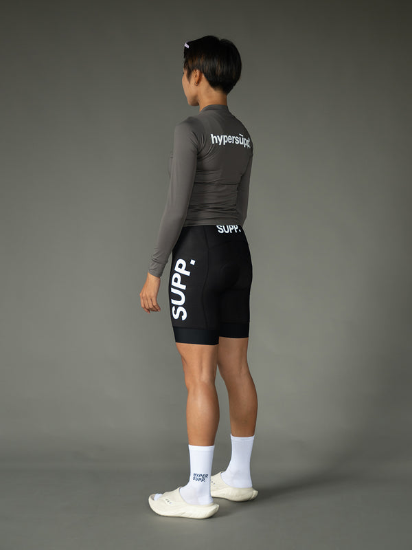 Women's Performance Fleece Long Sleeve Jersey 10-20℃ - Granite Gray