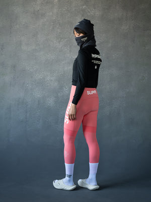 Women's Windproof Thermal Long Sleeve Jersey 0-10℃ - Black